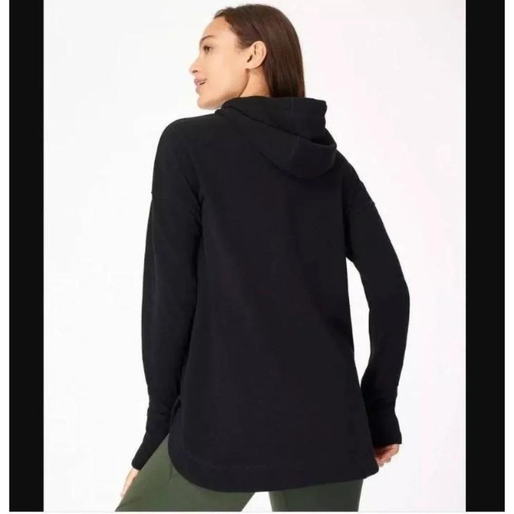 🆕 SWEATY BETTY Escape Luxe Hoodie Sweatshirt XX-Small Black - Picture 3 of 12